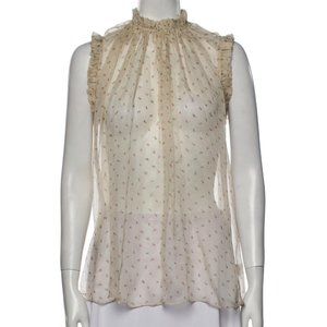 NWOT Zimmermann Silk Rosebud Top Size 0